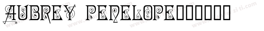 Aubrey Penelope字体转换
